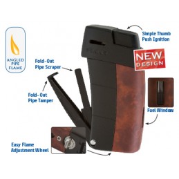 XIKAR Resource II Pipe Lighter Burl